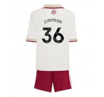 Arsenal Martin Zubimendi #36 Koszulka Trzecia dzieci 2025-26 Krótki Rękaw (+ krótkie spodenki)